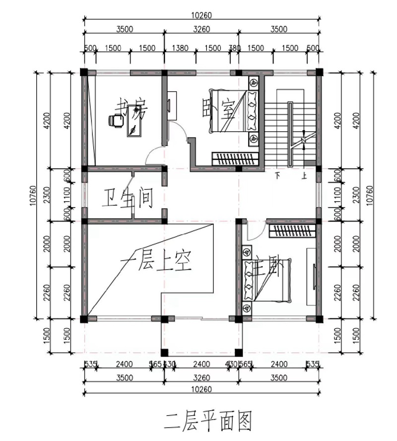 三层新中式别墅设计平面图